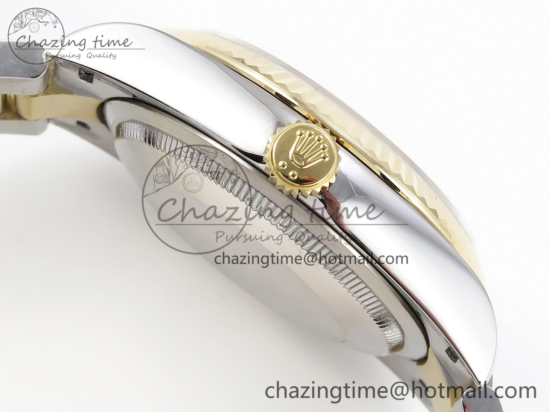 DateJust 36 SS 126233 BP Maker 1:1 Best Edition YG Textured Dial on SS YG Oyster Bracelet A2824