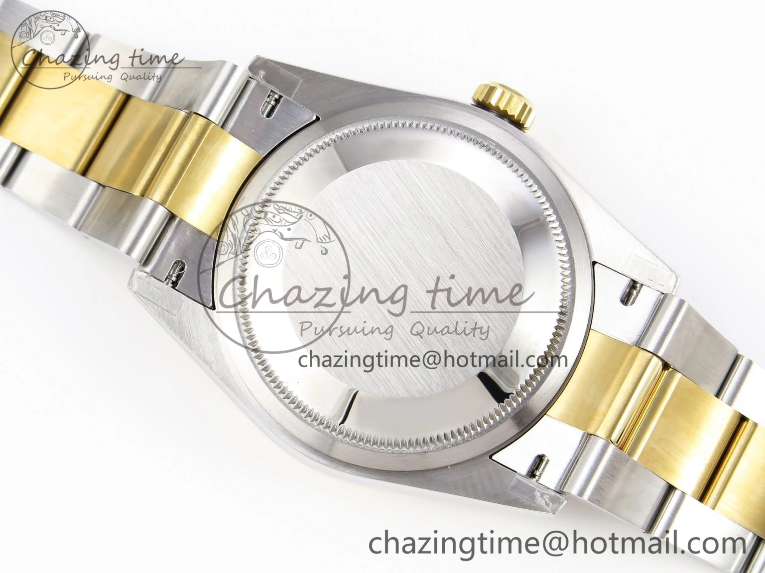 DateJust 36 SS 126233 BP Maker 1:1 Best Edition YG Textured Dial on SS YG Oyster Bracelet A2824
