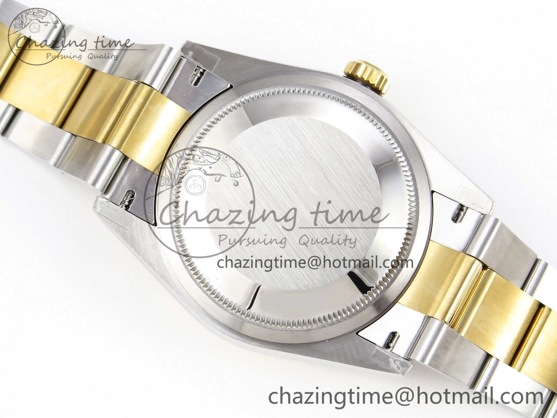 DateJust 36 SS 126233 BP Maker 1:1 Best Edition YG Textured Dial on SS YG Oyster Bracelet A2824