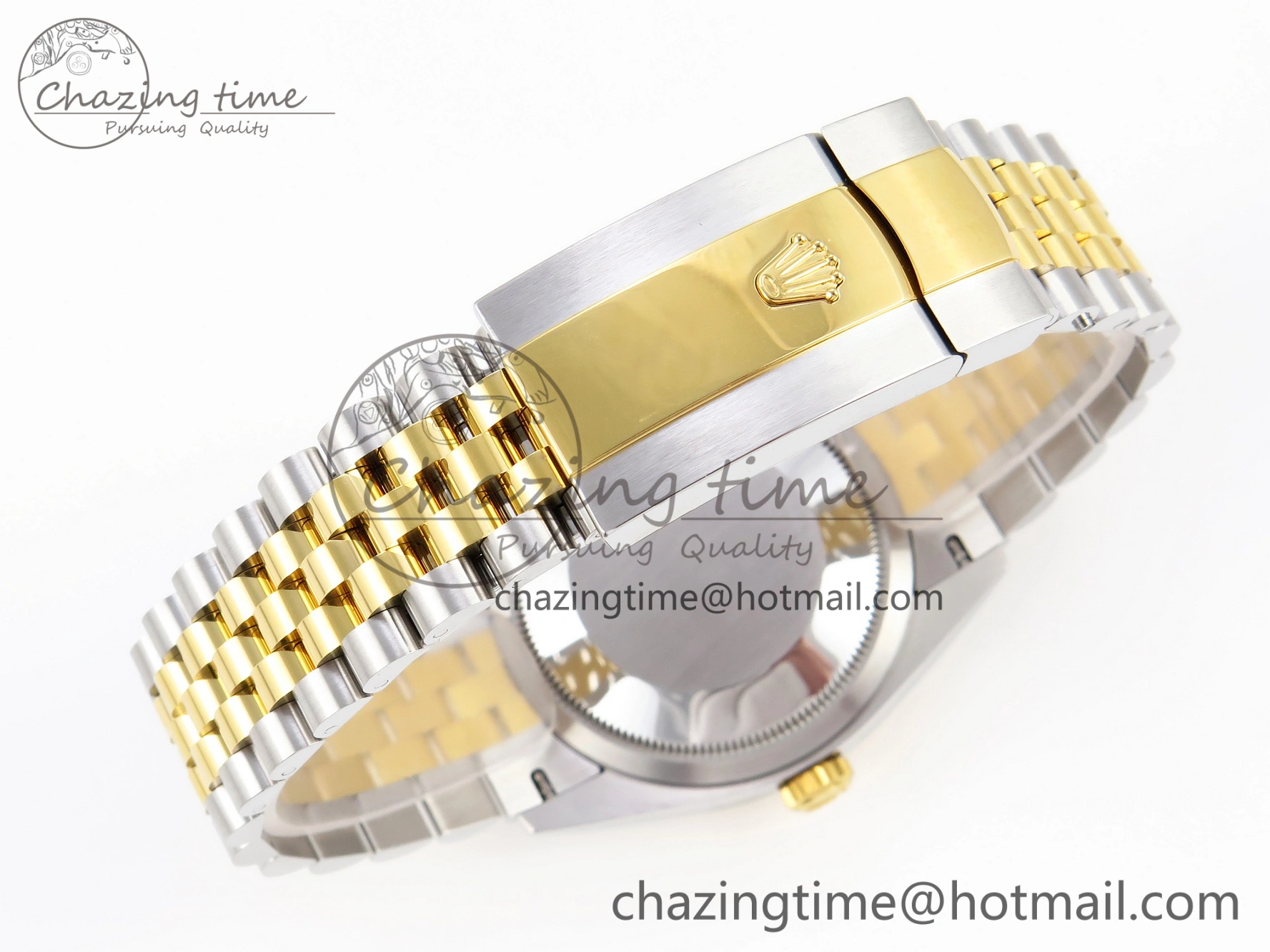 DateJust 36 SS 126233 VSF 1:1 Best Edition 904L Steel YG Textured Dial on Jubilee Bracelet VS3235
