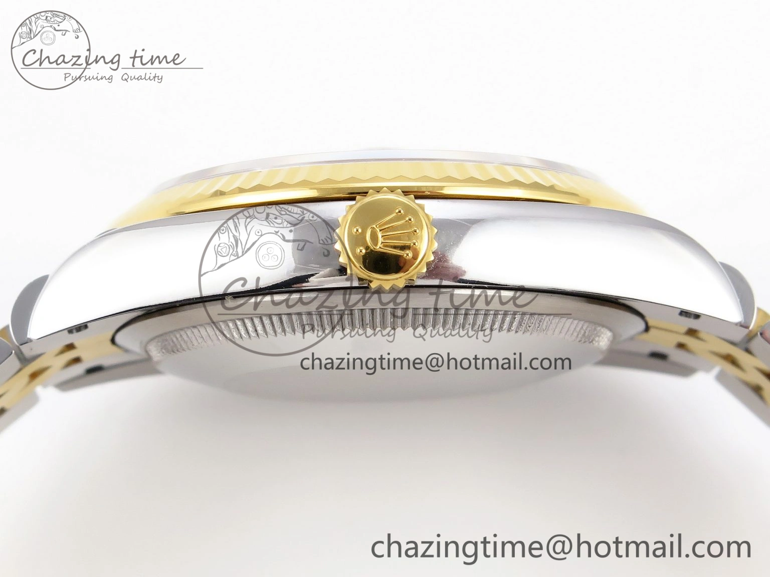DateJust 36 SS 126233 VSF 1:1 Best Edition 904L Steel YG Textured Dial on Jubilee Bracelet VS3235