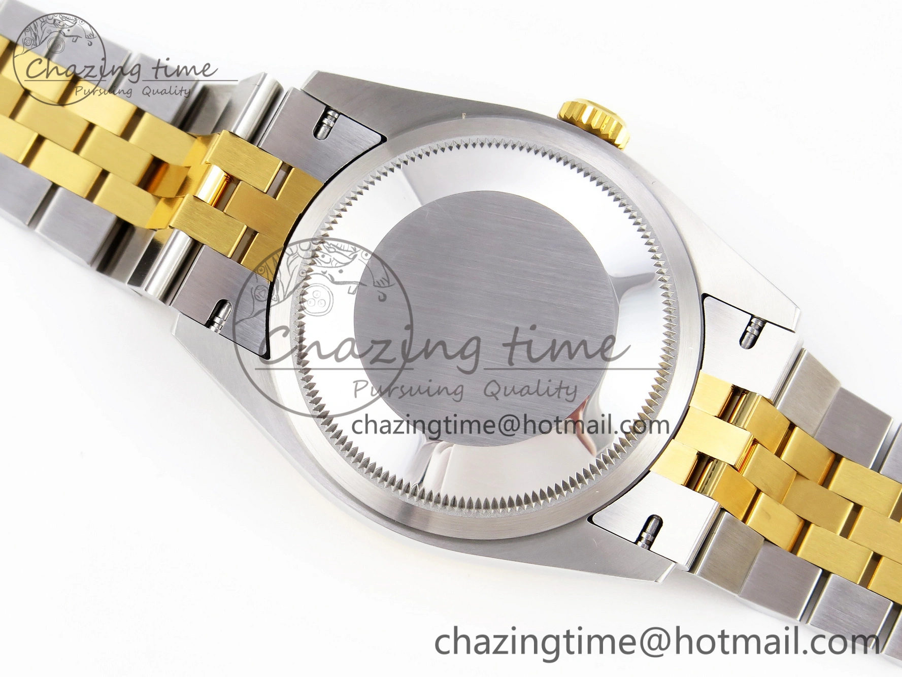 DateJust 36 SS 126233 VSF 1:1 Best Edition 904L Steel YG Textured Dial on Jubilee Bracelet VS3235