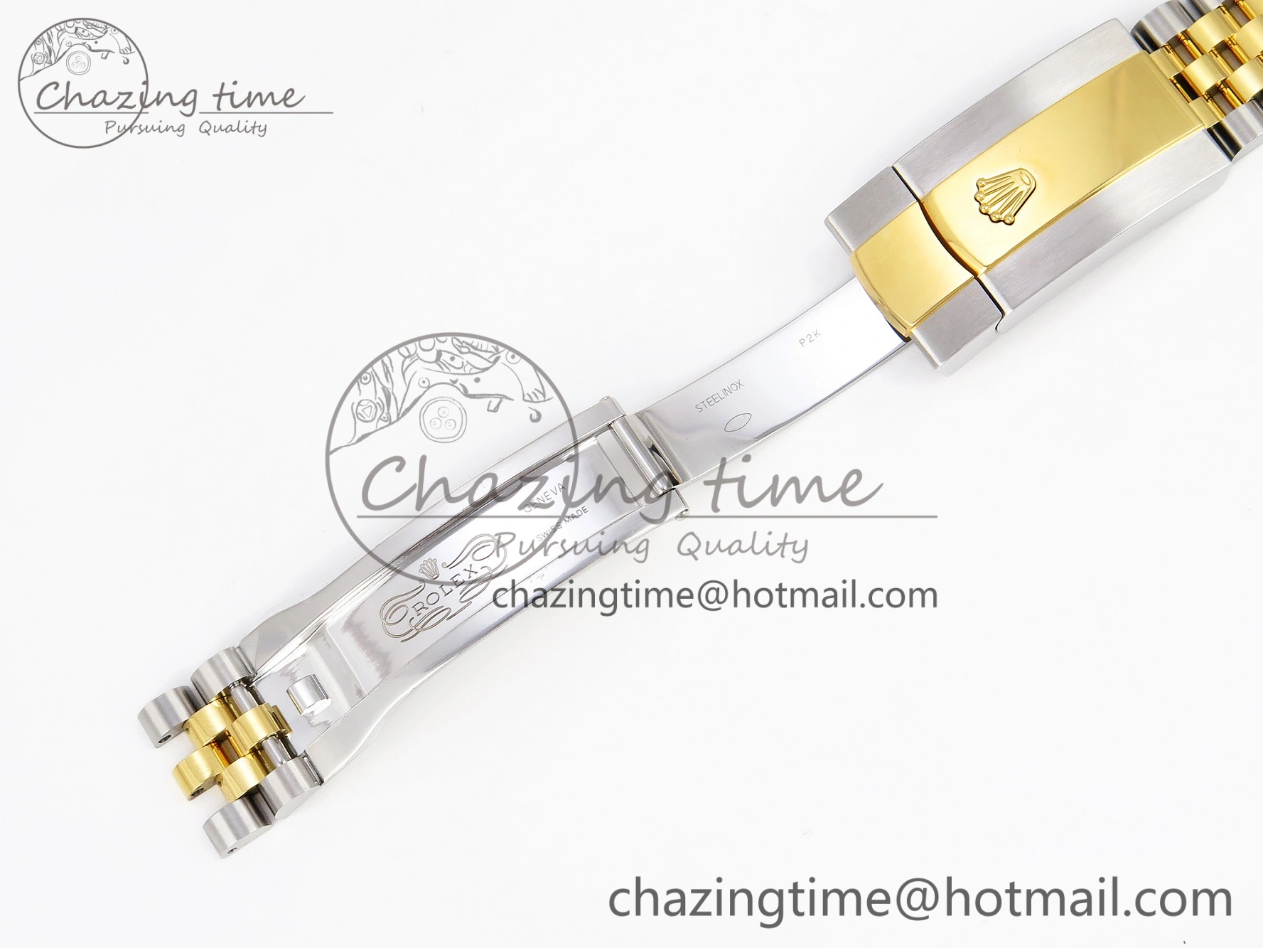 DateJust 36 SS 126233 VSF 1:1 Best Edition 904L Steel YG Textured Dial on Jubilee Bracelet VS3235