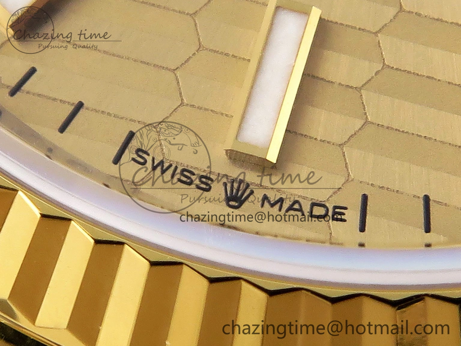 DateJust 36 SS 126233 VSF 1:1 Best Edition 904L Steel YG Textured Dial on Jubilee Bracelet VS3235