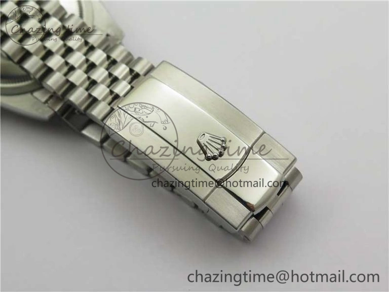 DateJust 36 SS 126234 BP Maker 1:1 Best Edition Fluted Bezel Gray Roman Dial on Jubilee Bracelet
