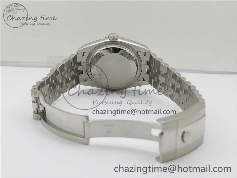 DateJust 36 SS 126234 BP Maker 1:1 Best Edition Fluted Bezel Gray Roman Dial on Jubilee Bracelet
