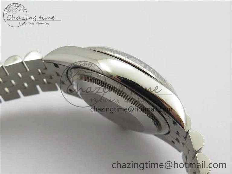 DateJust 36 SS 126234 BP Maker 1:1 Best Edition Fluted Bezel Gray Roman Dial on Jubilee Bracelet