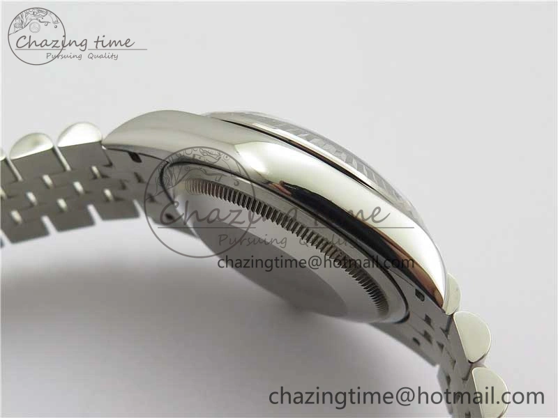 DateJust 36 SS 126234 BP Maker 1:1 Best Edition Fluted Bezel Gray Roman Dial on Jubilee Bracelet