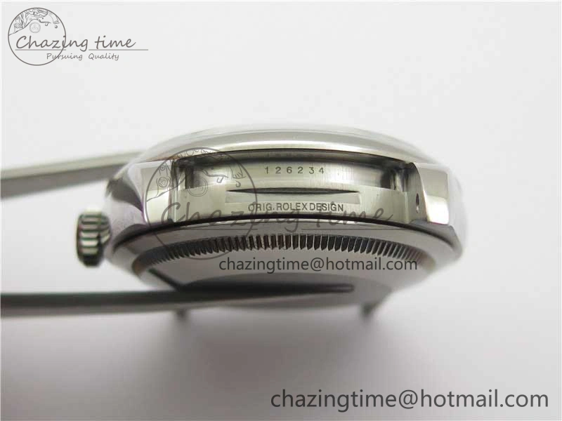 DateJust 36 SS 126234 BP Maker 1:1 Best Edition Fluted Bezel Gray Roman Dial on Jubilee Bracelet