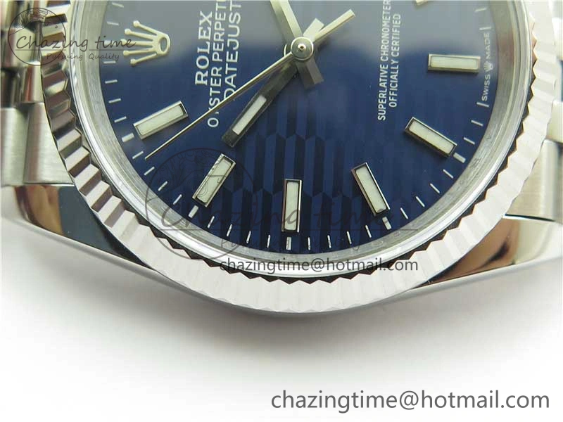 DateJust 36 SS 126234 BP Maker 1:1 Best Edition Fluted Bezel New Blue Dial on Jubilee Bracelet