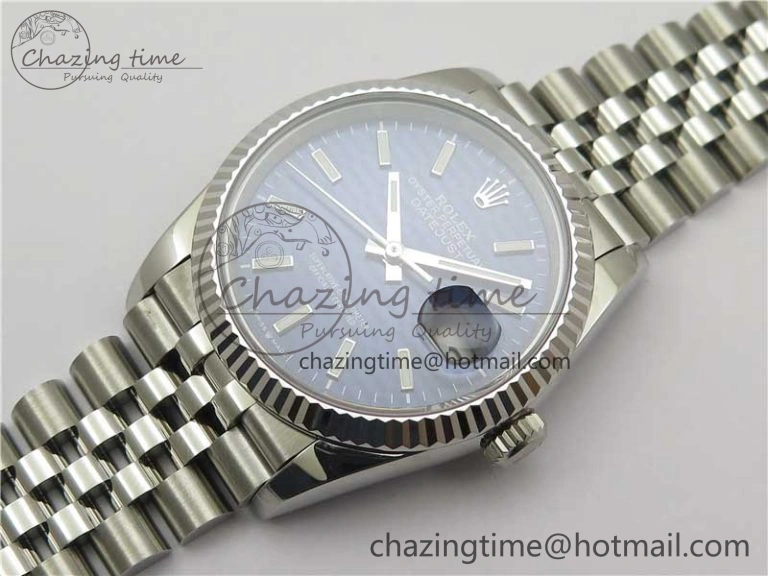 DateJust 36 SS 126234 BP Maker 1:1 Best Edition Fluted Bezel New Blue Dial on Jubilee Bracelet