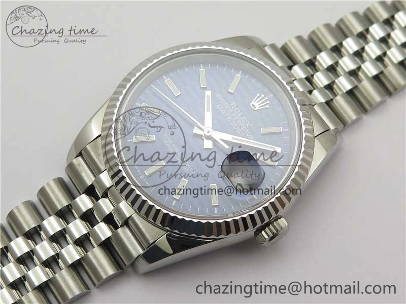 DateJust 36 SS 126234 BP Maker 1:1 Best Edition Fluted Bezel New Blue Dial on Jubilee Bracelet