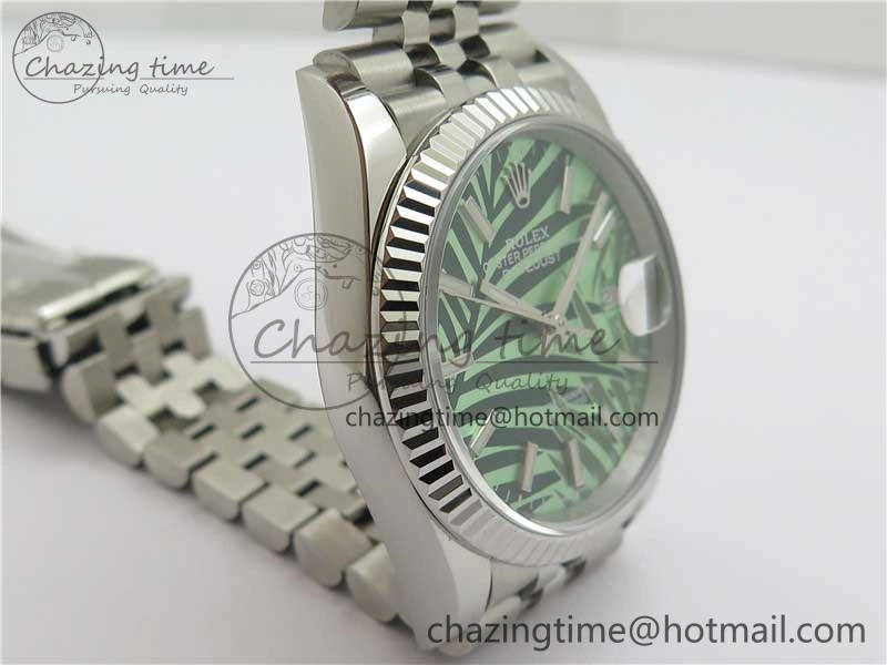 DateJust 36 SS 126234 BP Maker 1:1 Best Edition Fluted Bezel New Green Dial on Jubilee Bracelet