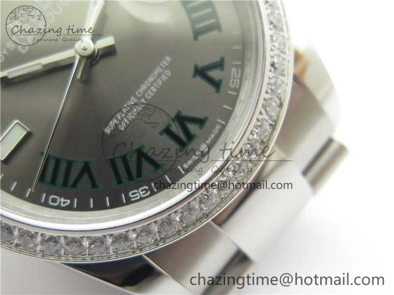 DateJust 36 SS 126234 BP Maker 1:1 Best Edition Gray Roman Dial on Oyster Bracelet
