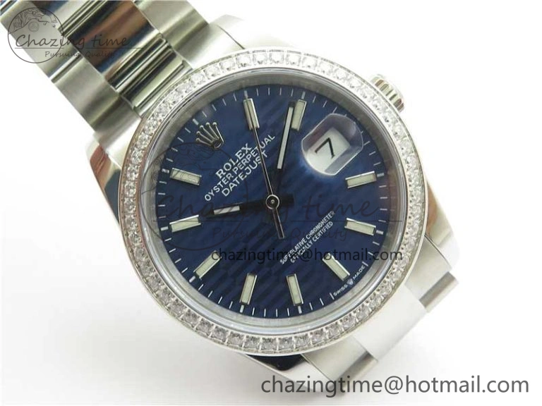 DateJust 36 SS 126234 BP Maker 1:1 Best Edition New Blue Dial on Oyster Bracelet
