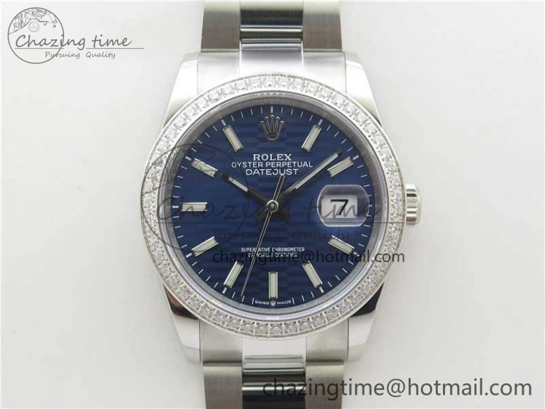 DateJust 36 SS 126234 BP Maker 1:1 Best Edition New Blue Dial on Oyster Bracelet