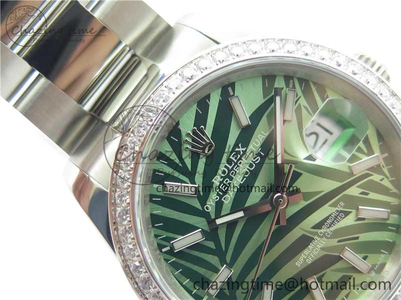 DateJust 36 SS 126234 BP Maker 1:1 Best Edition New Green Dial on Oyster Bracelet