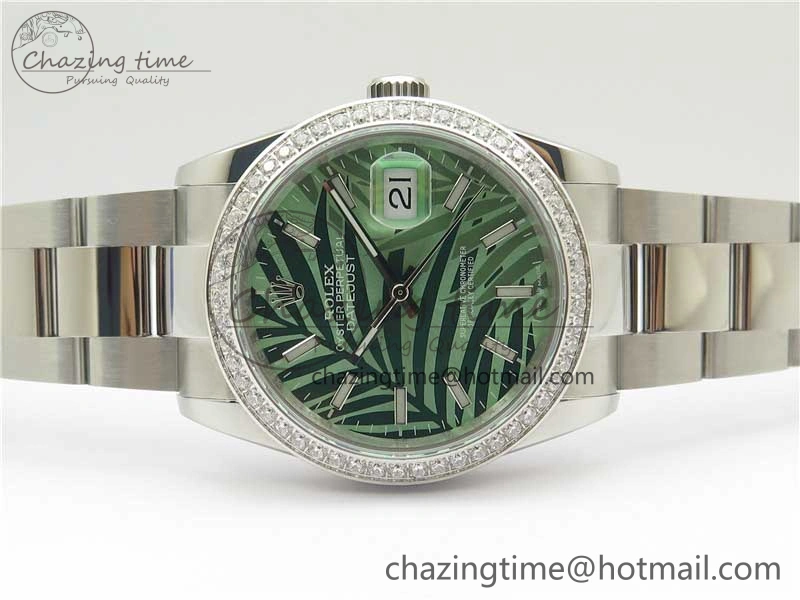 DateJust 36 SS 126234 BP Maker 1:1 Best Edition New Green Dial on Oyster Bracelet