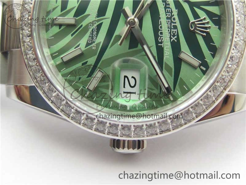 DateJust 36 SS 126234 BP Maker 1:1 Best Edition New Green Dial on Oyster Bracelet