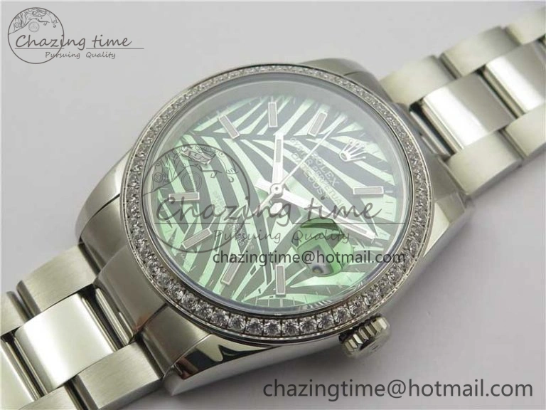 DateJust 36 SS 126234 BP Maker 1:1 Best Edition New Green Dial on Oyster Bracelet