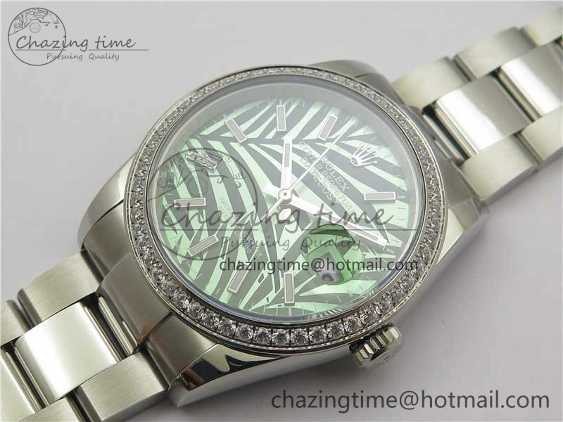 DateJust 36 SS 126234 BP Maker 1:1 Best Edition New Green Dial on Oyster Bracelet