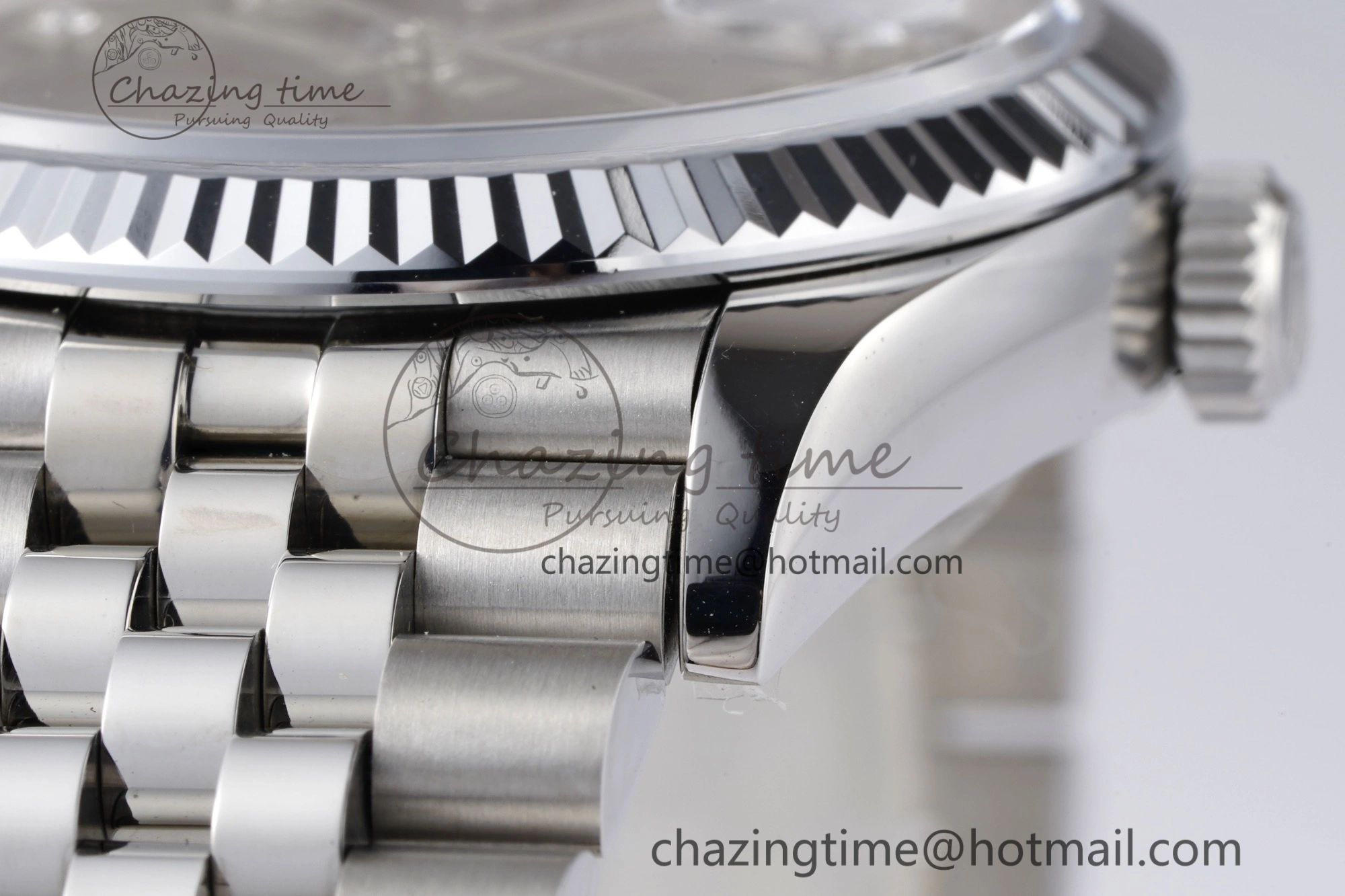 DateJust 36 SS 126234 JDF 904L Steel Black Dial Stick Markers on Jubilee Bracelet V2