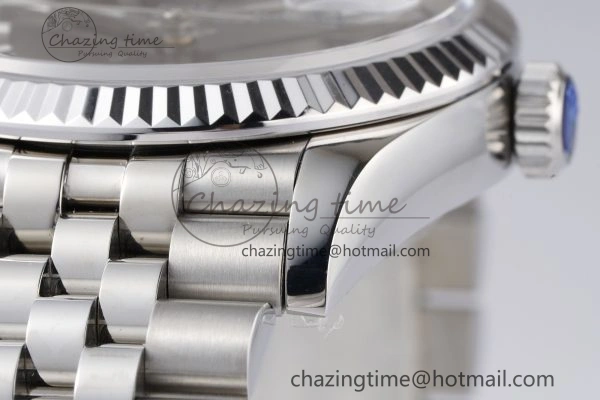 DateJust 36 SS 126234 JDF 904L Steel Black Dial Stick Markers on Jubilee Bracelet V2