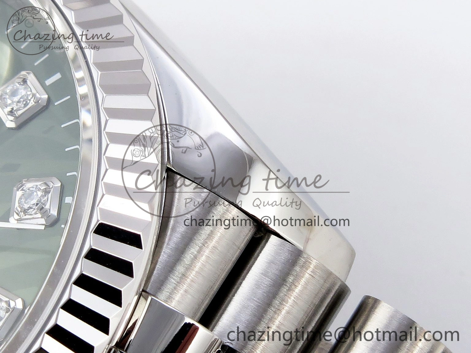 DateJust 36 SS 126234 VSF 1:1 Best Edition 904L Steel Green Leaf Diamonds Dial on Jubilee Bracelet VS3235