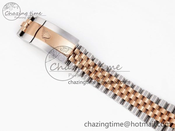 DateJust 36 SS 126281rbr VSF 1:1 Best Edition 904L Steel RG Roman Dial on Jubilee Bracelet VS3235