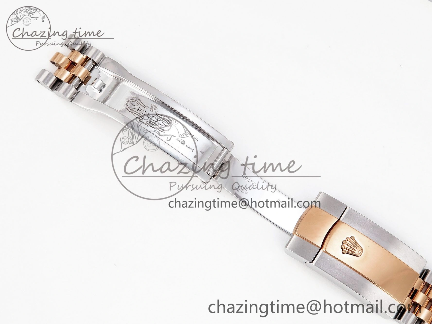 DateJust 36 SS 126281rbr VSF 1:1 Best Edition 904L Steel RG Roman Dial on Jubilee Bracelet VS3235