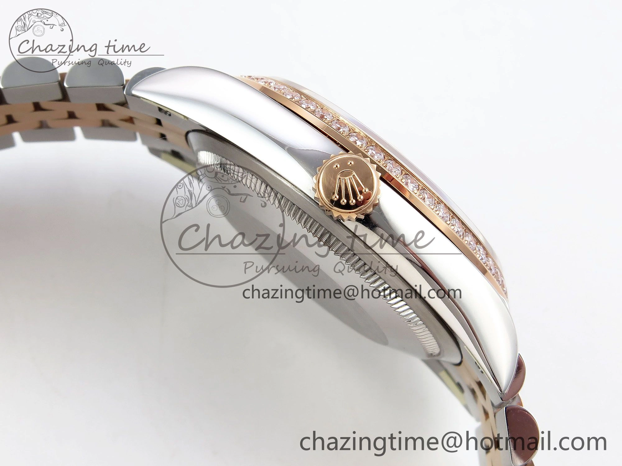 DateJust 36 SS 126281rbr VSF 1:1 Best Edition 904L Steel Silver Textured Dial on Jubilee Bracelet VS3235