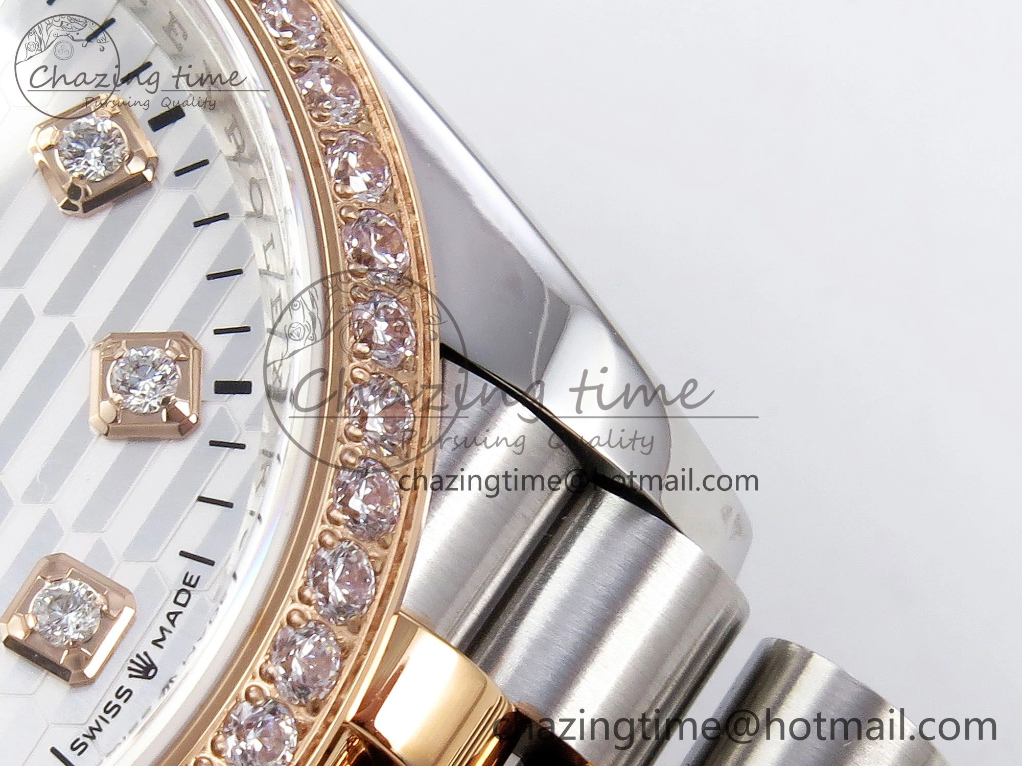 DateJust 36 SS 126281rbr VSF 1:1 Best Edition 904L Steel Silver Textured Dial on Jubilee Bracelet VS3235
