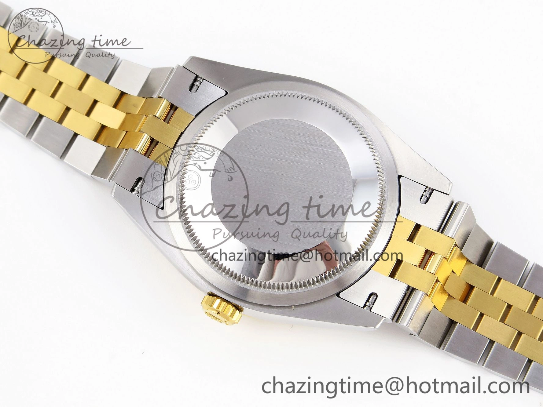 DateJust 36 SS 126283rbr VSF 1:1 Best Edition 904L Steel YG Textured Dial on Jubilee Bracelet VS3235