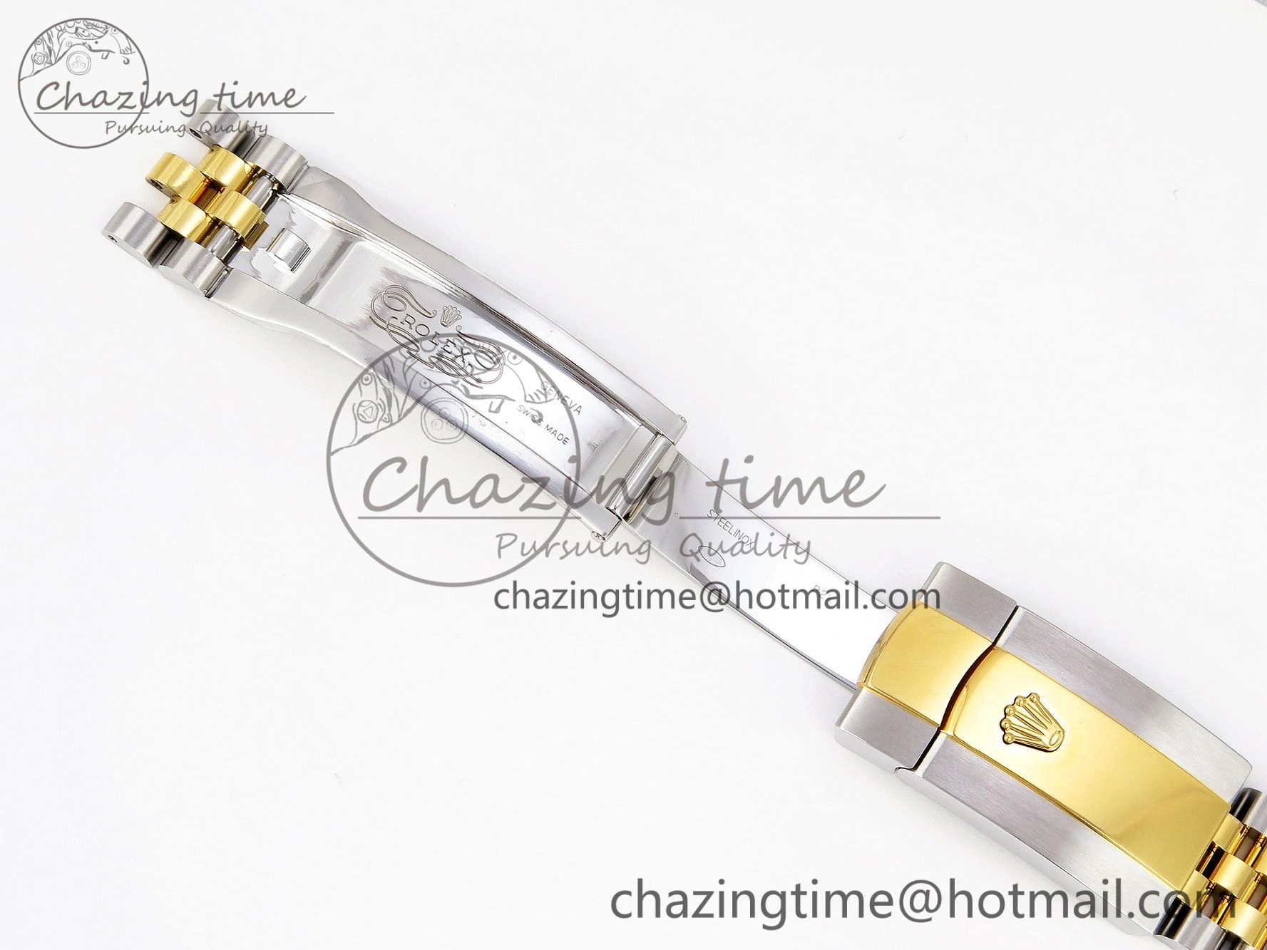 DateJust 36 SS 126283rbr VSF 1:1 Best Edition 904L Steel YG Textured Dial on Jubilee Bracelet VS3235