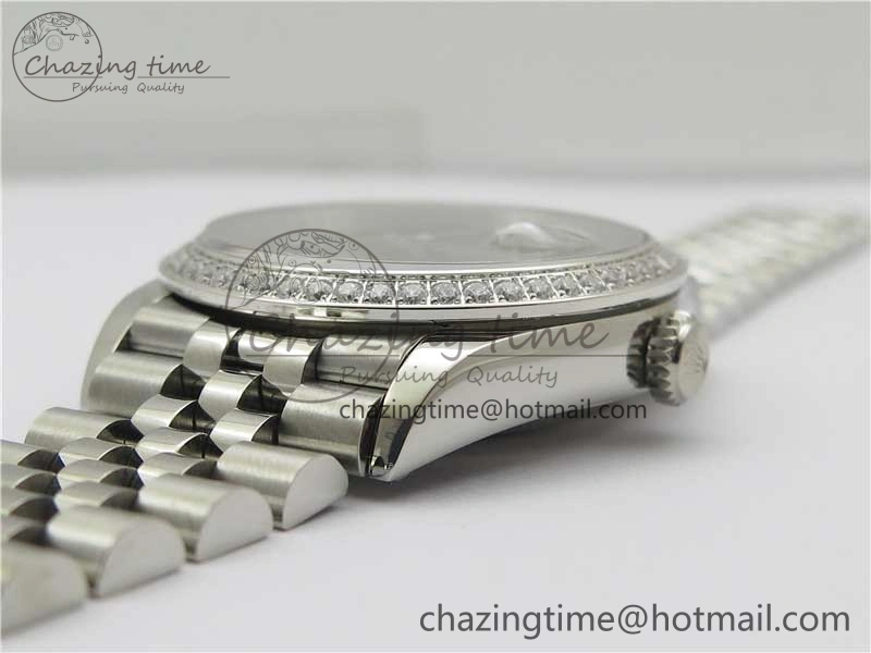 DateJust 36 SS 126284 BP Maker 1:1 Best Edition Gray Roman Dial on Jubilee Bracelet
