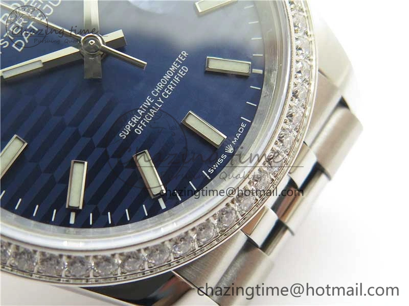 DateJust 36 SS 126284 BP Maker 1:1 Best Edition New Blue Dial on Jubilee Bracelet
