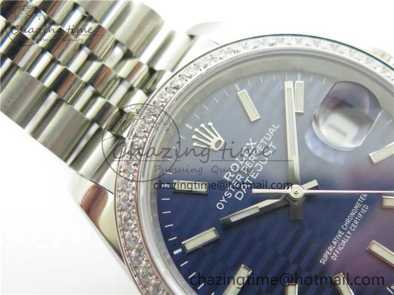 DateJust 36 SS 126284 BP Maker 1:1 Best Edition New Blue Dial on Jubilee Bracelet