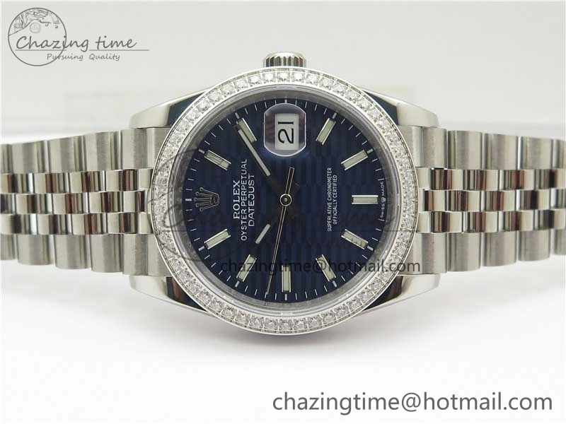 DateJust 36 SS 126284 BP Maker 1:1 Best Edition New Blue Dial on Jubilee Bracelet