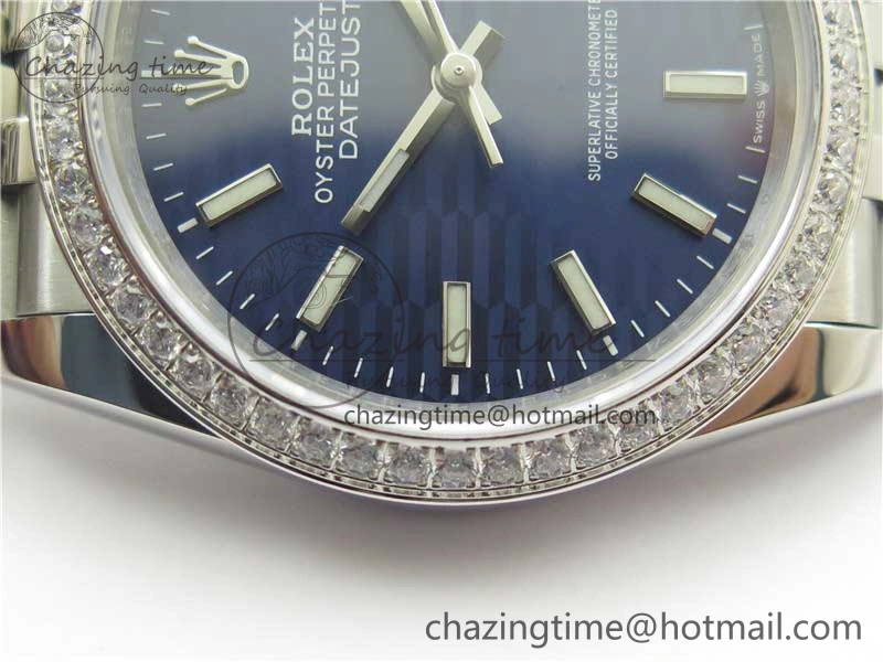 DateJust 36 SS 126284 BP Maker 1:1 Best Edition New Blue Dial on Jubilee Bracelet