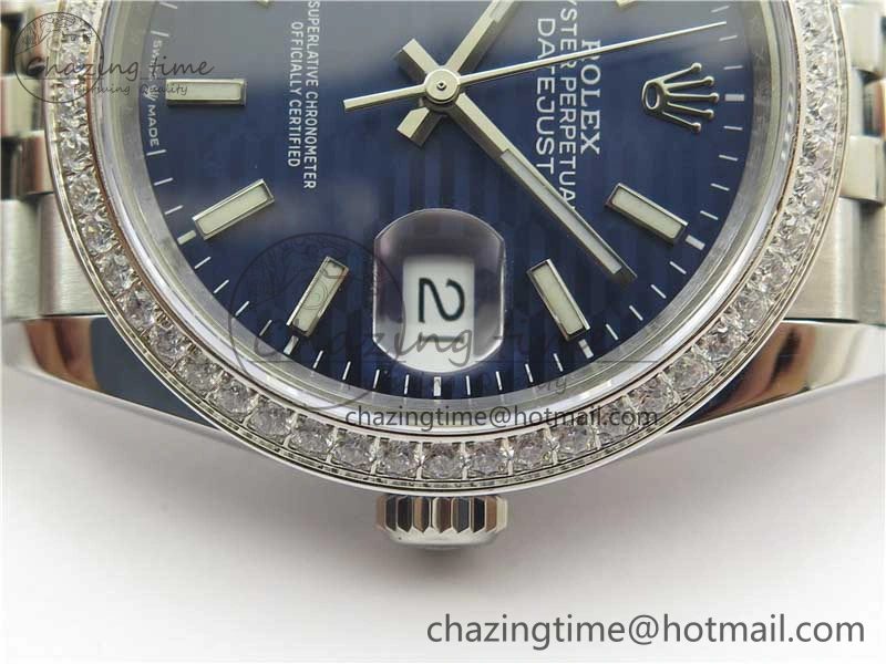 DateJust 36 SS 126284 BP Maker 1:1 Best Edition New Blue Dial on Jubilee Bracelet