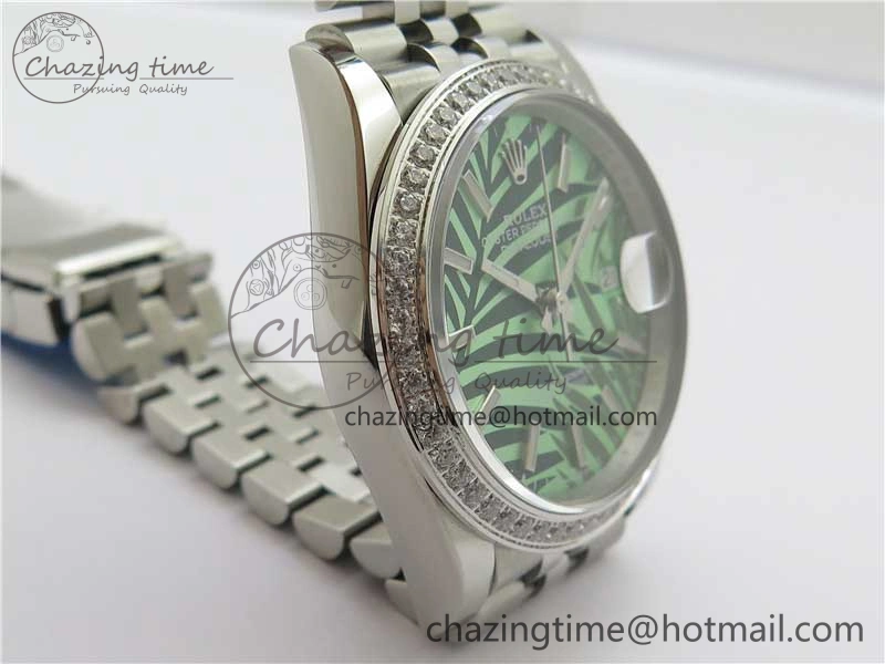 DateJust 36 SS 126284 BP Maker 1:1 Best Edition New Green Dial on Jubilee Bracelet