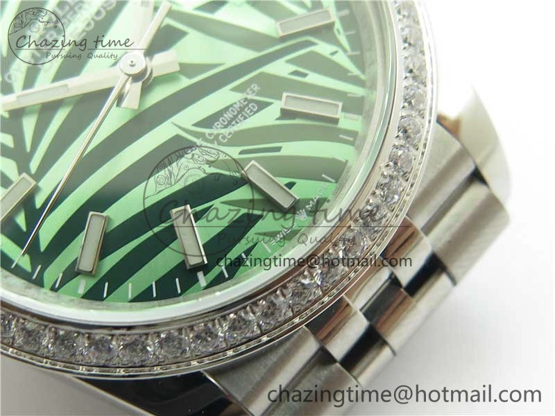 DateJust 36 SS 126284 BP Maker 1:1 Best Edition New Green Dial on Jubilee Bracelet