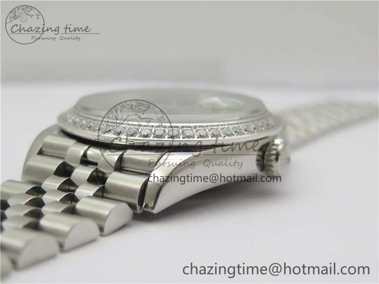 DateJust 36 SS 126284 BP Maker 1:1 Best Edition New Green Dial on Jubilee Bracelet