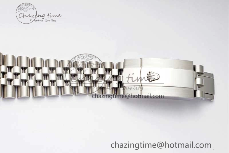 DateJust 36 SS DIWF 1:1 Best Edition 904L Steel Black Stick Dial on Jubilee Bracelet SA3235