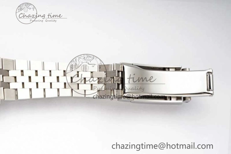 DateJust 36 SS DIWF 1:1 Best Edition 904L Steel Black Stick Dial on Jubilee Bracelet SA3235