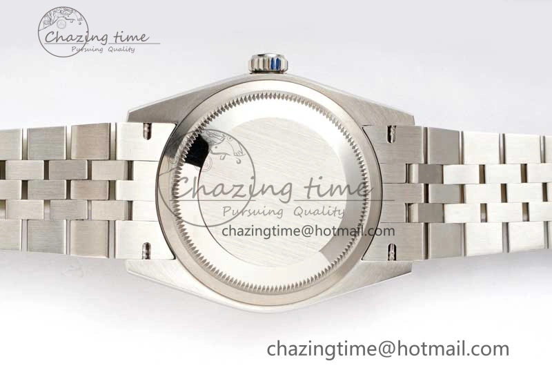 DateJust 36 SS DIWF 1:1 Best Edition 904L Steel Black Stick Dial on Jubilee Bracelet SA3235