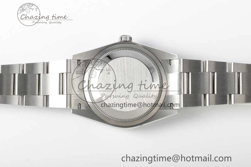 DateJust 36 SS DIWF 1:1 Best Edition 904L Steel Black Stick Dial on Oyster Bracelet SA3235