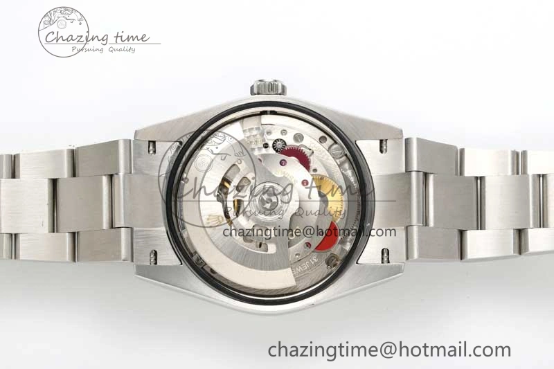 DateJust 36 SS DIWF 1:1 Best Edition 904L Steel Black Stick Dial on Oyster Bracelet SA3235