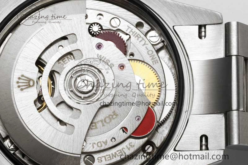 DateJust 36 SS DIWF 1:1 Best Edition 904L Steel Black Stick Dial on Oyster Bracelet SA3235