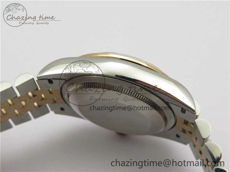 DateJust 36 SS RG 126201 BP Maker 1:1 Best Edition Gray Roman Dial on Jubilee Bracelet